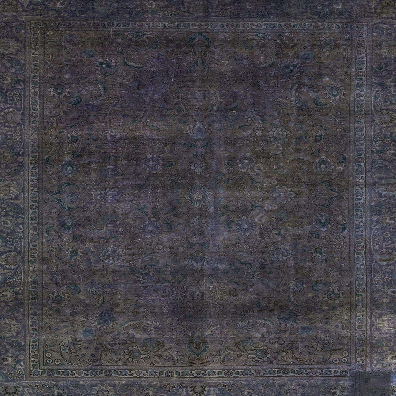 Abstract Indoor Rug, Square 4'