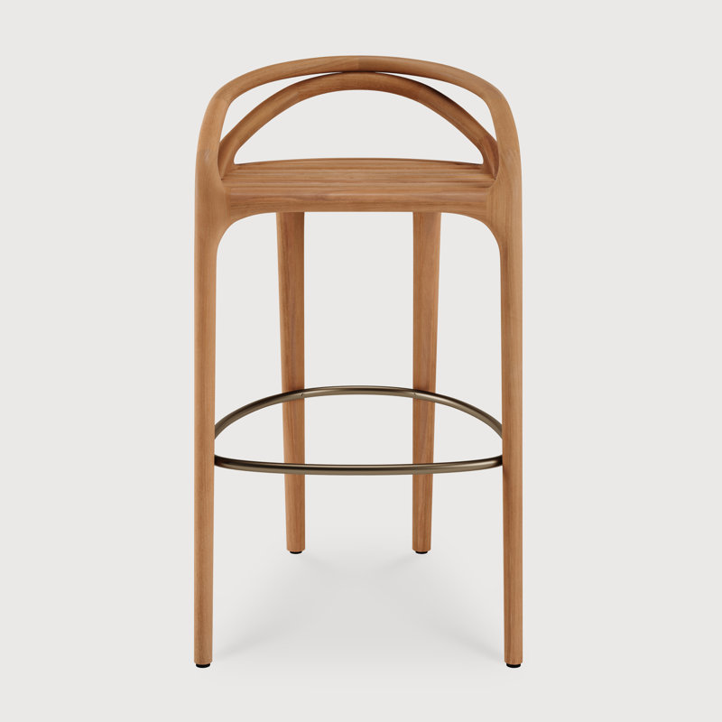 Morpho Outdoor Teak Bar Stool