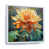 White Floater Framed