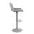 Lochie Swivel Adjustable Height Bar Stools Faux Leather Modern Barstools Upholstered Counter Stools-1433750544