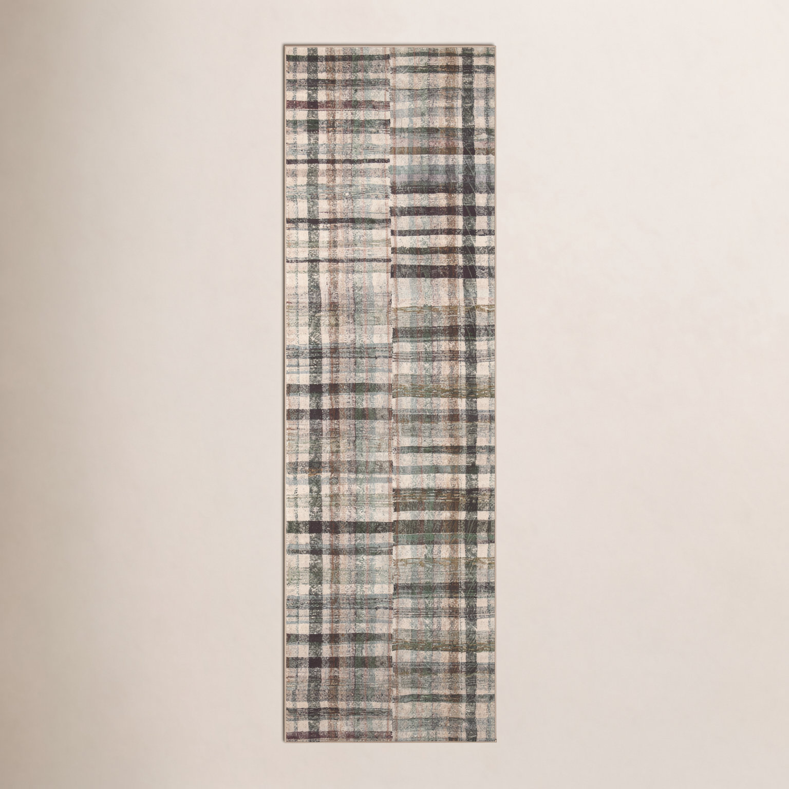 Chris Loves Julia x Loloi Humphrey Forest Beige Rug, Runner 2'3" x 7'6"