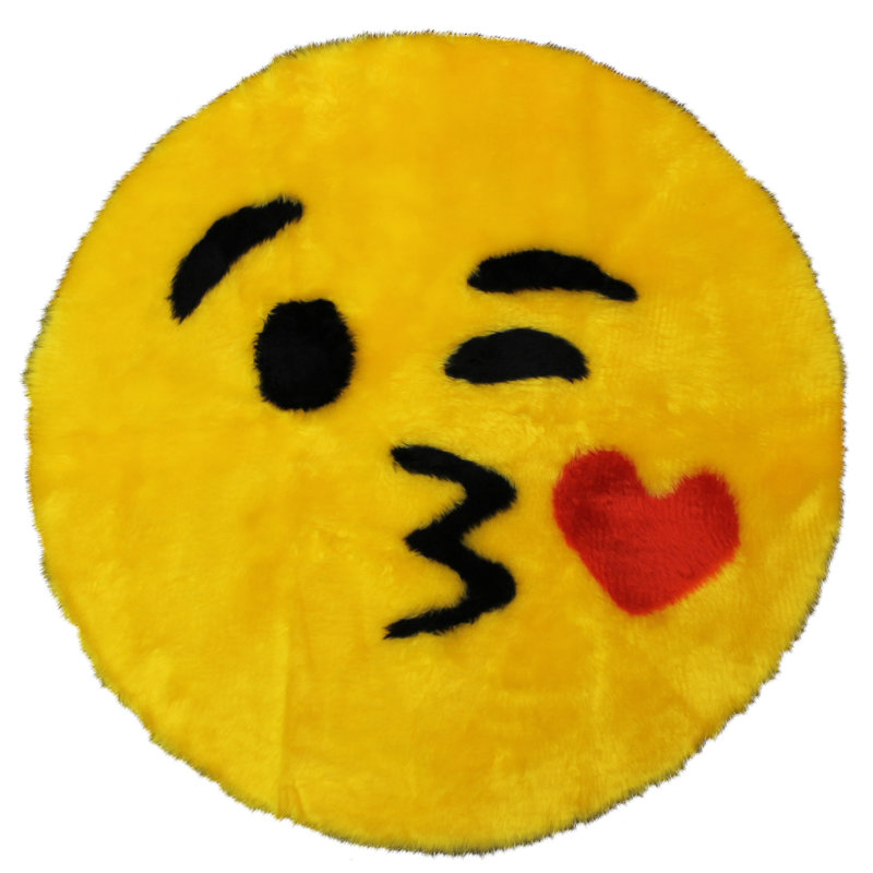 Emoji Rug - Soft And Cute (Smiley)