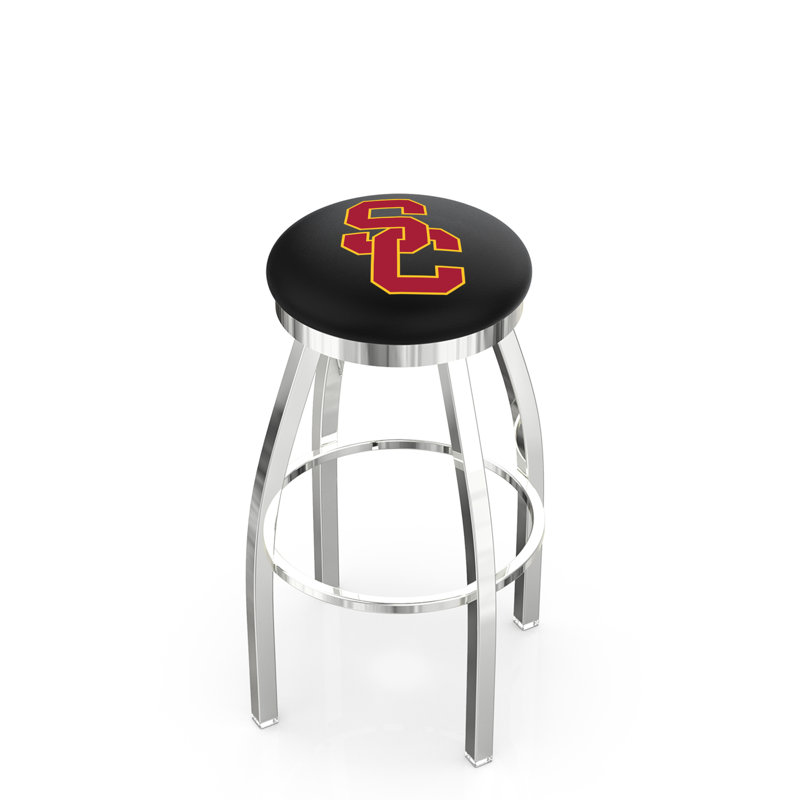 NCAA Swivel Counter and Bar Stool, USC Trojans, "Counter Stool (25" Seat Height)"