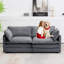 Redenius 76.8'' Upholstered Corduroy Reception Loveseat-98918135
