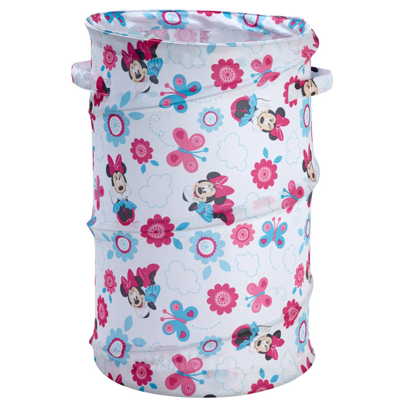 Minnie Fabric Laundry Hamper with Handles