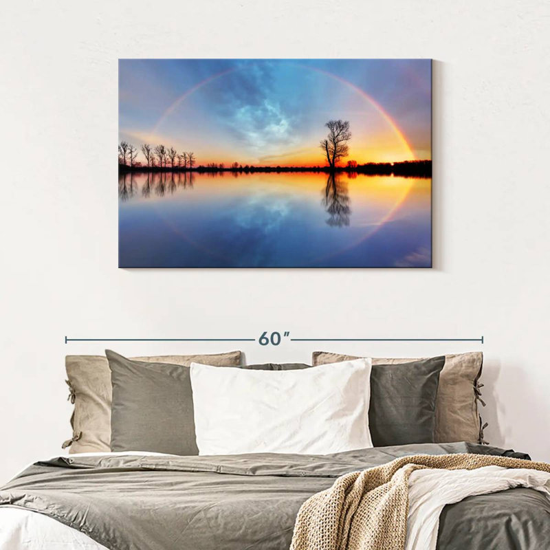 Kerrick Sunset Rainbow Reflection, 30" H x 45" W