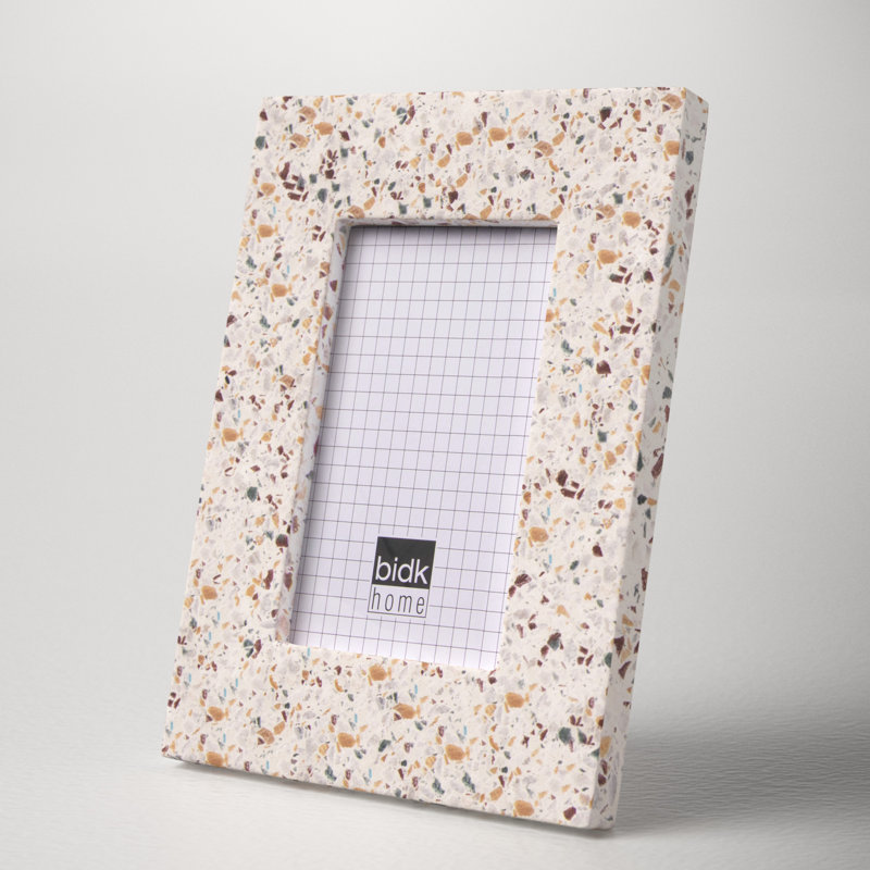 Balko Terrazzo Matte Picture Frame, 4" x 6"