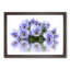 Lilac Pansy Flowers in Abstract - Picture Frame Painting Print-55772466-55772467