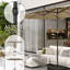 460cm Double-Sided Garden Parasol with Lights