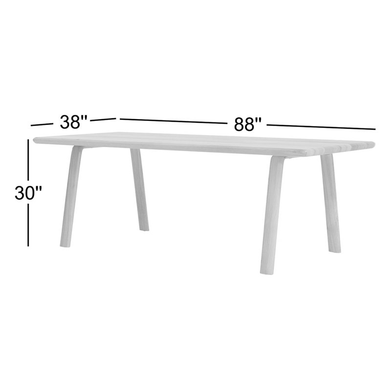 Malibu Dining Table Walnut, Walnut