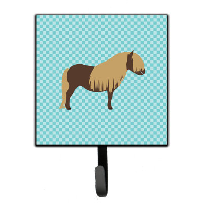 Organisateur de clés murales cheval shetl et pony avec crochets clés Cathrin