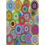 Tapis jaune/bleu/rouge tissé à la machine-955281095