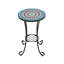 Table d'appoint de patio avec tablette pour jardin de patio-289589248