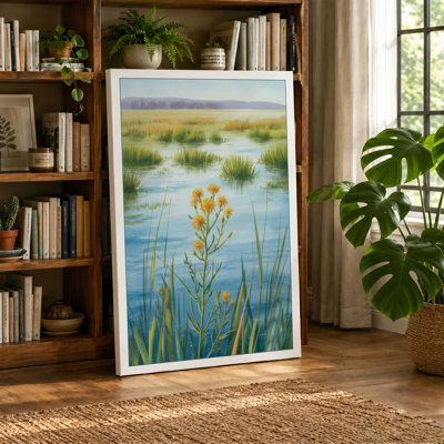 Wetland Reverie Botanical - Wrapped Canvas