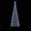  LED Christmas Tree with 800 LEDs 400 cm Iron-1580607100