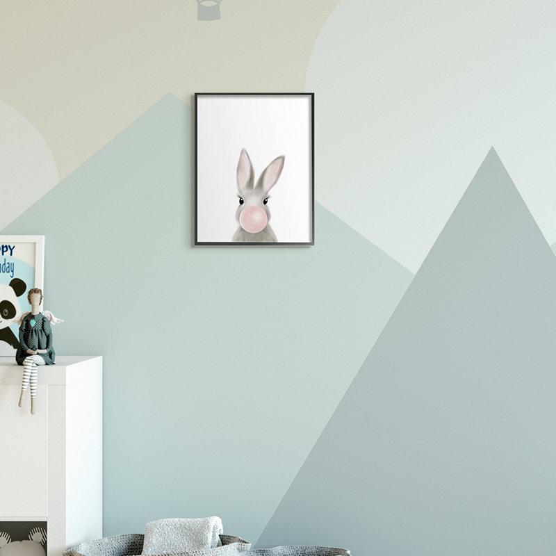 Rugeley Animals, 14" H x 11" W x 1.5" D, Coastal White Framed Giclee