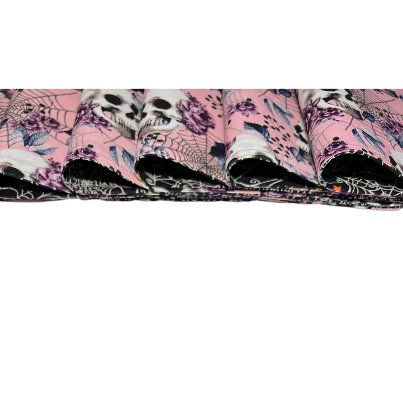 Napperon en coton 17,5 po Skull Fall Floral