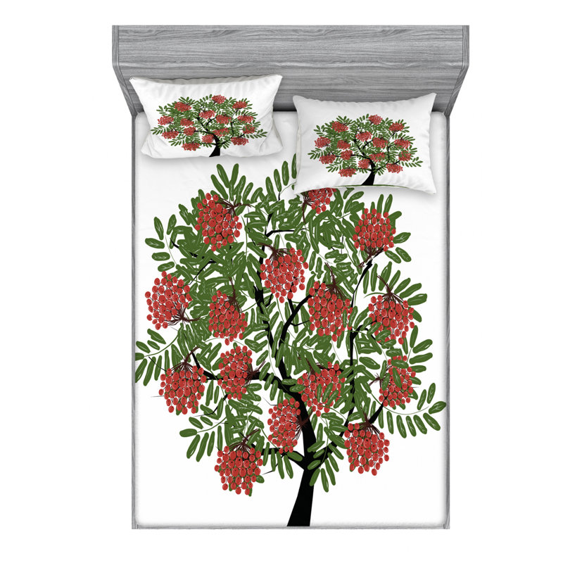 Microfiber Sheet Set, Queen Sheet Set with Fitted Sheet