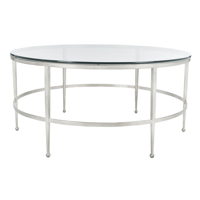 Edmund Cocktail Table, Antique Silver Gilt