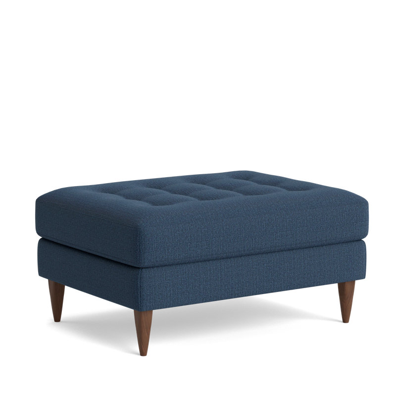 MCM Ottoman, Performance Weave - Navy