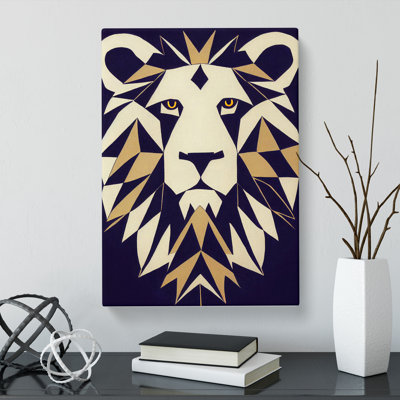 Contemporary Lion Vol.2 - Wrapped Canvas