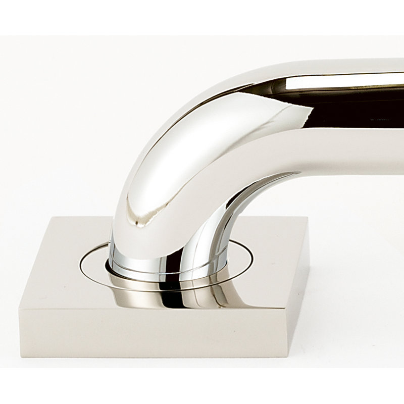 Contemporary II Grab Bar Bracket, Polished Nickel