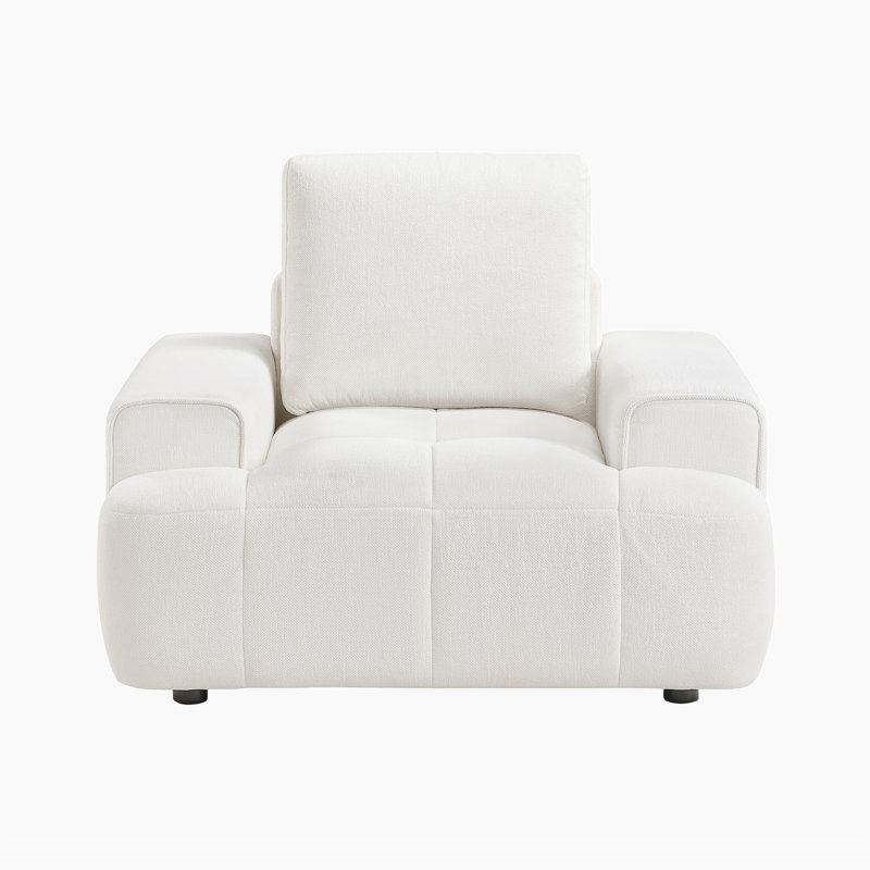 Fauteuil d'appoint capitonné Providence Matisse