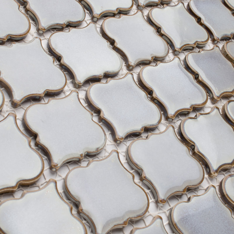 Hudson Tangier 2" x 2" Porcelain Grid Mosaic Wall & Floor Tile, Gray