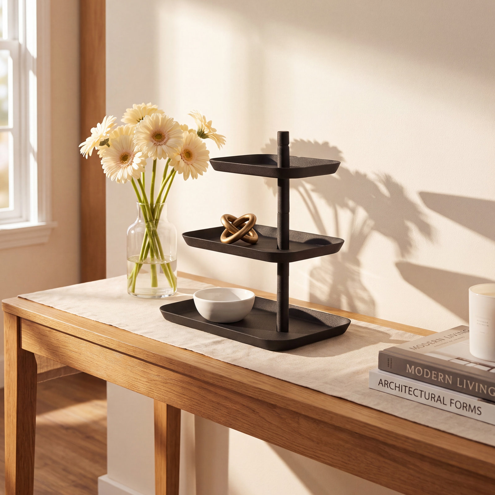 Yamazaki Home Accessory Tray, Black