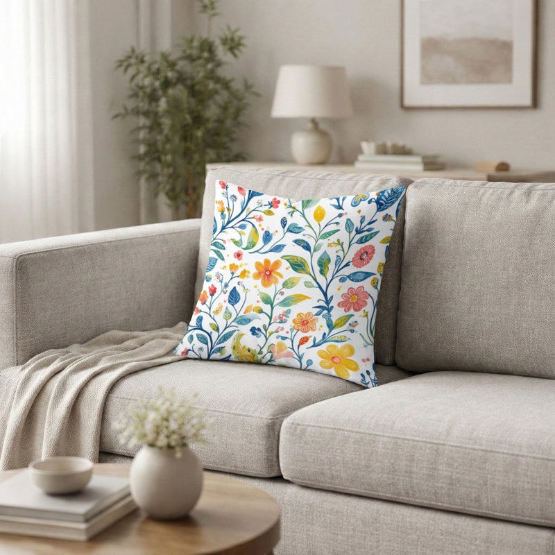 Coussin décoratif Boho, H 20 po x l 20 po