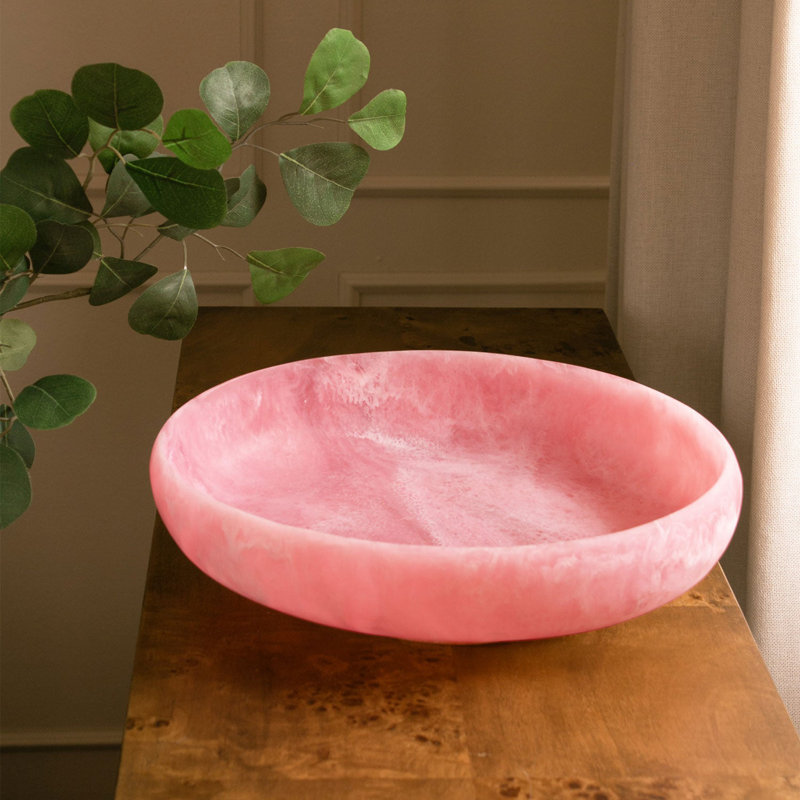 Resin Fruit Bowl, Raspberry