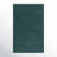 Guiness Solid Color Hand Loomed Wool Area Rug in Blue