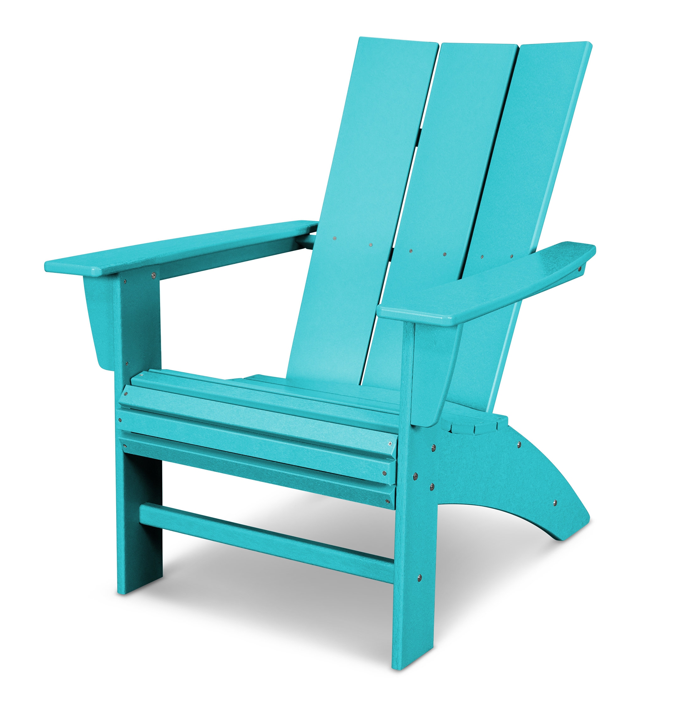 POLYWOOD® Modern Curveback Adirondack Chair & Reviews Birch Lane