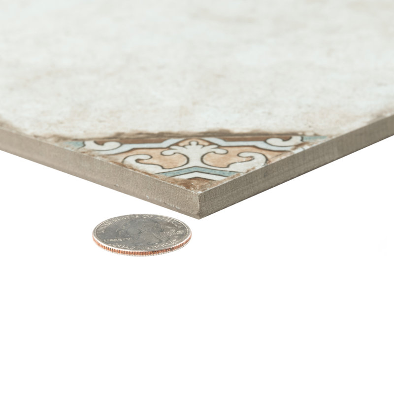 Kings Field 17-3/4 In. X 17-3/4 In. Porcelain Floor And Wall Tile