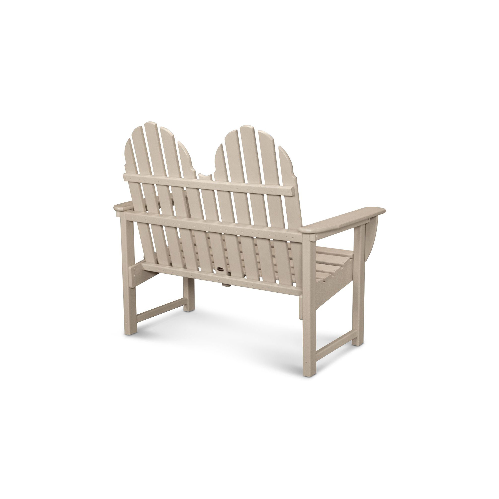 POLYWOOD Classic Adirondack 48" Bench, Sand