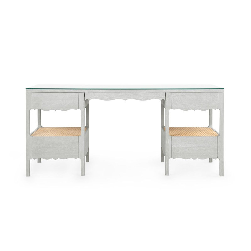 Arianna Writing Desk, Soft Gray