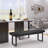 Faux Leather Upholstered Bench-1168480824