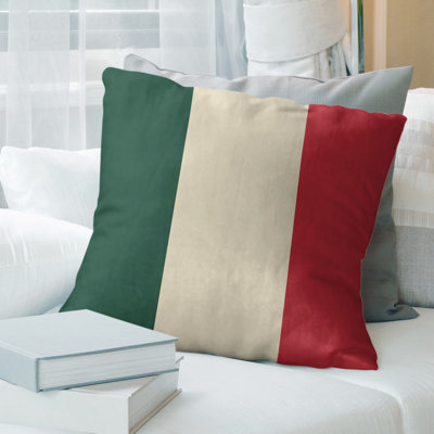 Housse de coussin rayé