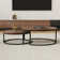 Carbon Steel Nesting Coffee Tables Set - Round Extendable Design with Durable Panel for Living Rooms