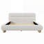 Lit rembourré en tissu molletonné Teddy