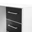 Taimi Double Pedestal Desk IN Black Matt