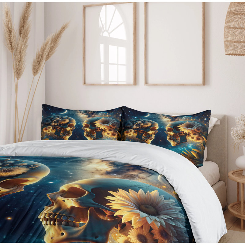 Trippy Duvet Cover, California King Duvet Cover + 2 Standard Shams