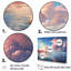 «Aqua Pastel Clouds Lansdcape», ensemble de reproduction d'art mural nuages-107765725-107765721