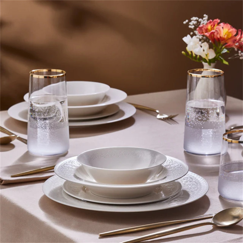 Piece Bone China Dinnerware Set - Service for 6