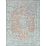 One-of-a-Kind Rectangle 9'7" X 13'5" Hand Knotted Area Rug