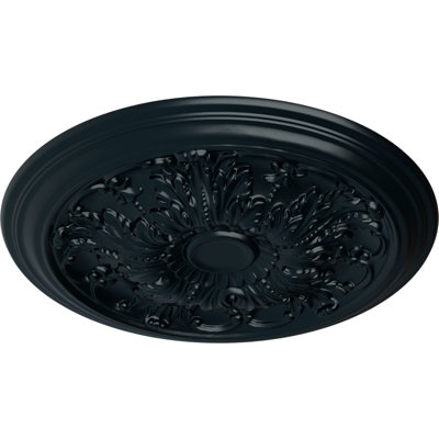 Endurathane Damon Ceiling Medallion, 20"OD x 1 1/2"P (Fits Canopies up to 3 3/8"), Hand-Painted Night Shade Finish