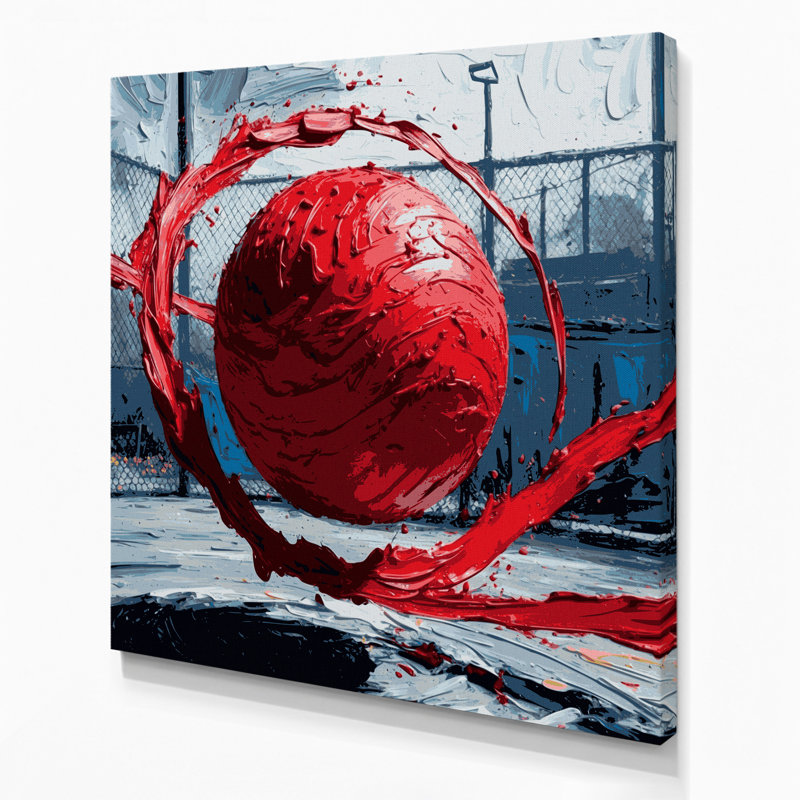 Art mural sur toile Sports Kickball, H 32 po x l 32 po