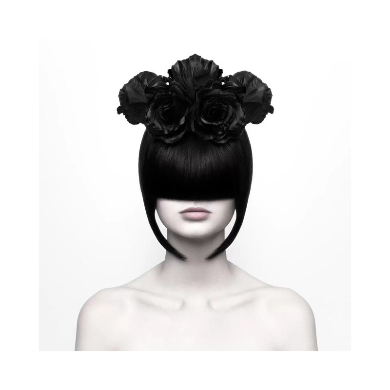 Black Window by Martina Nemcekova - Wrapped Canvas Print, 66.04 cm H x 66.04 cm W x 3.175 cm D