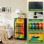 Commode 4 tiroirs pour la chambre à coucher Ensemble de crayons colorés pour petits ensembles de commodes avec commode