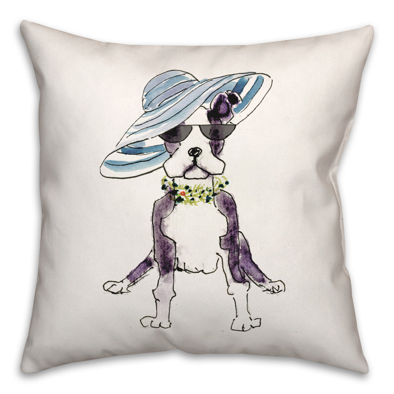 Housse et insert de coussin mignon, H 20 po x l 20 po